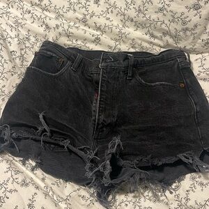 Abercrombie & Fitch black Jean shorts